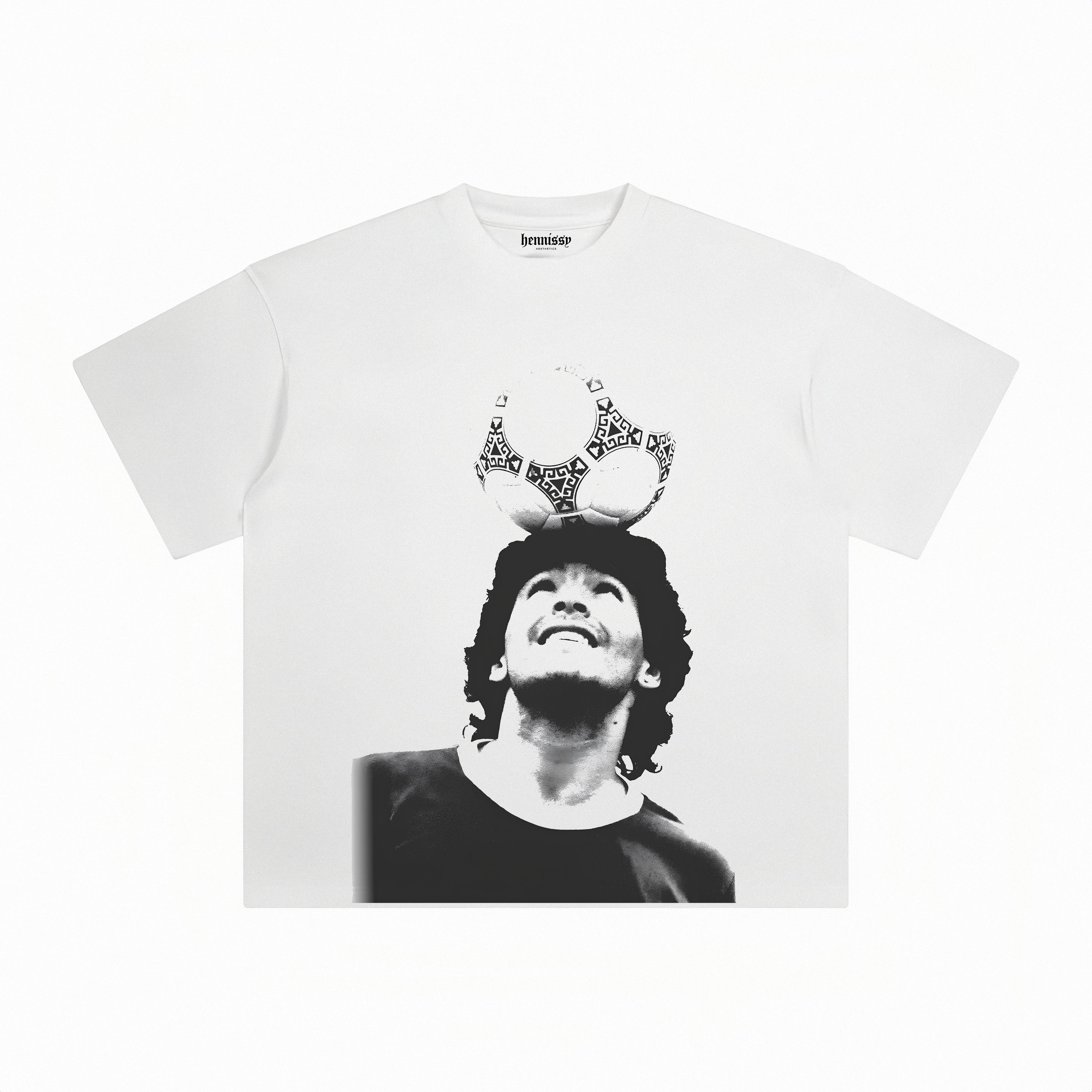MIKE TYSON ZWART WIT T-SHIRT