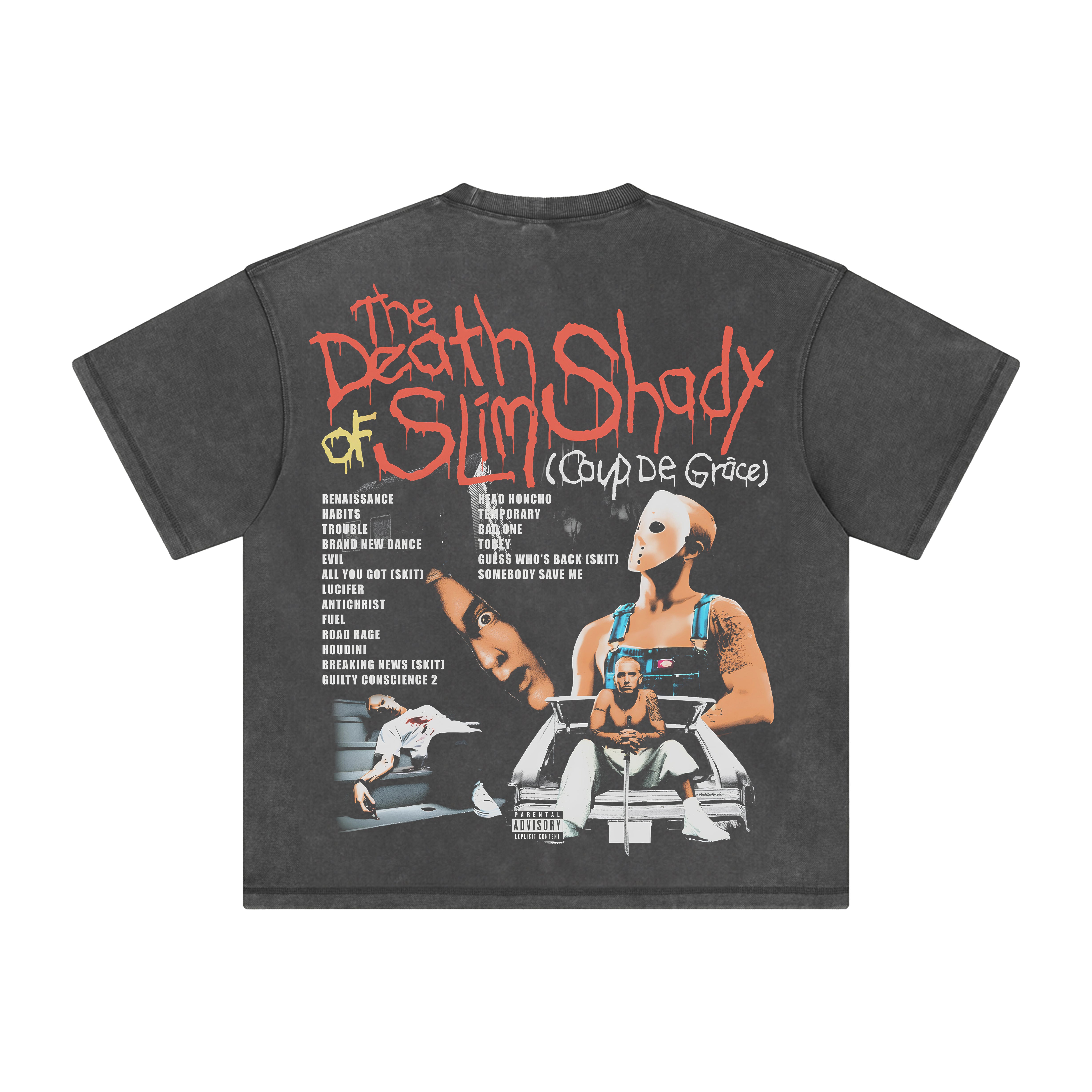 T-SHIRT MORT DE SLIM SHADY