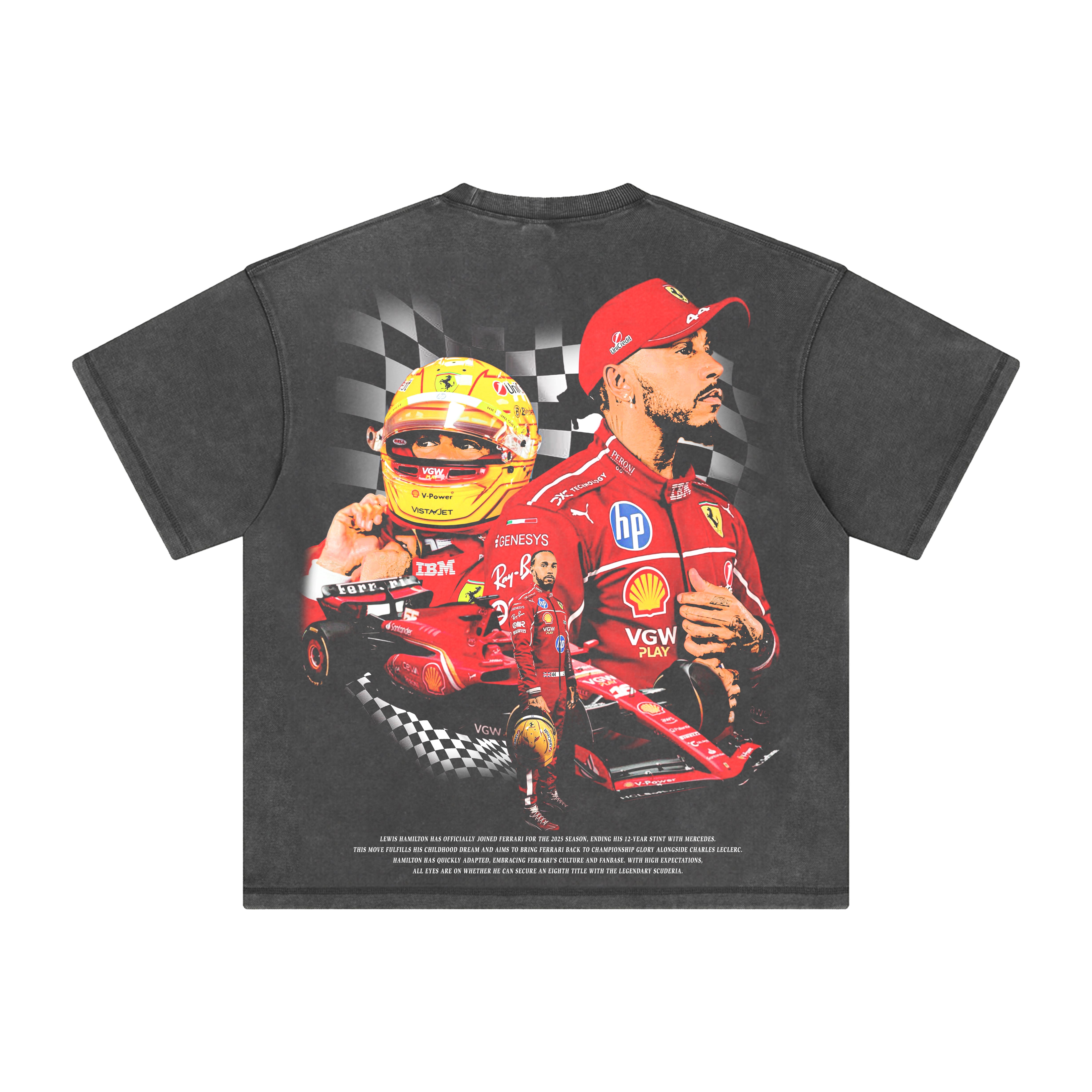 LEWIS HAMILTON FERRARI TEE