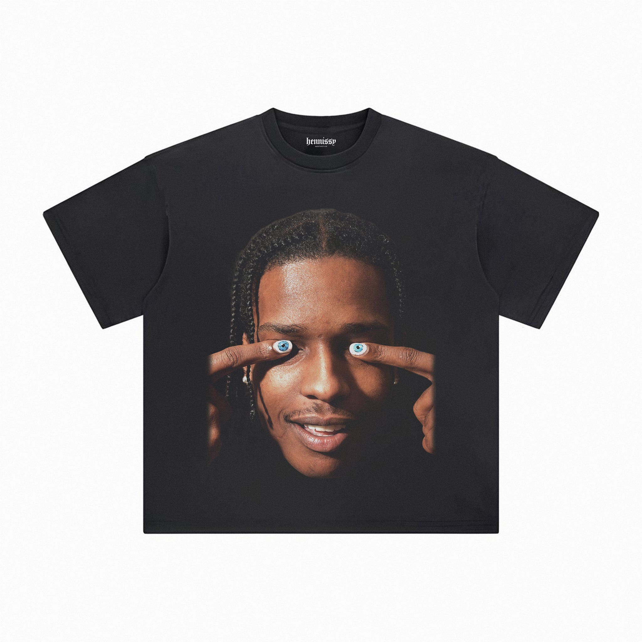 ASAP Rocky Big Face Tee | Hennissy Aesthetics Official