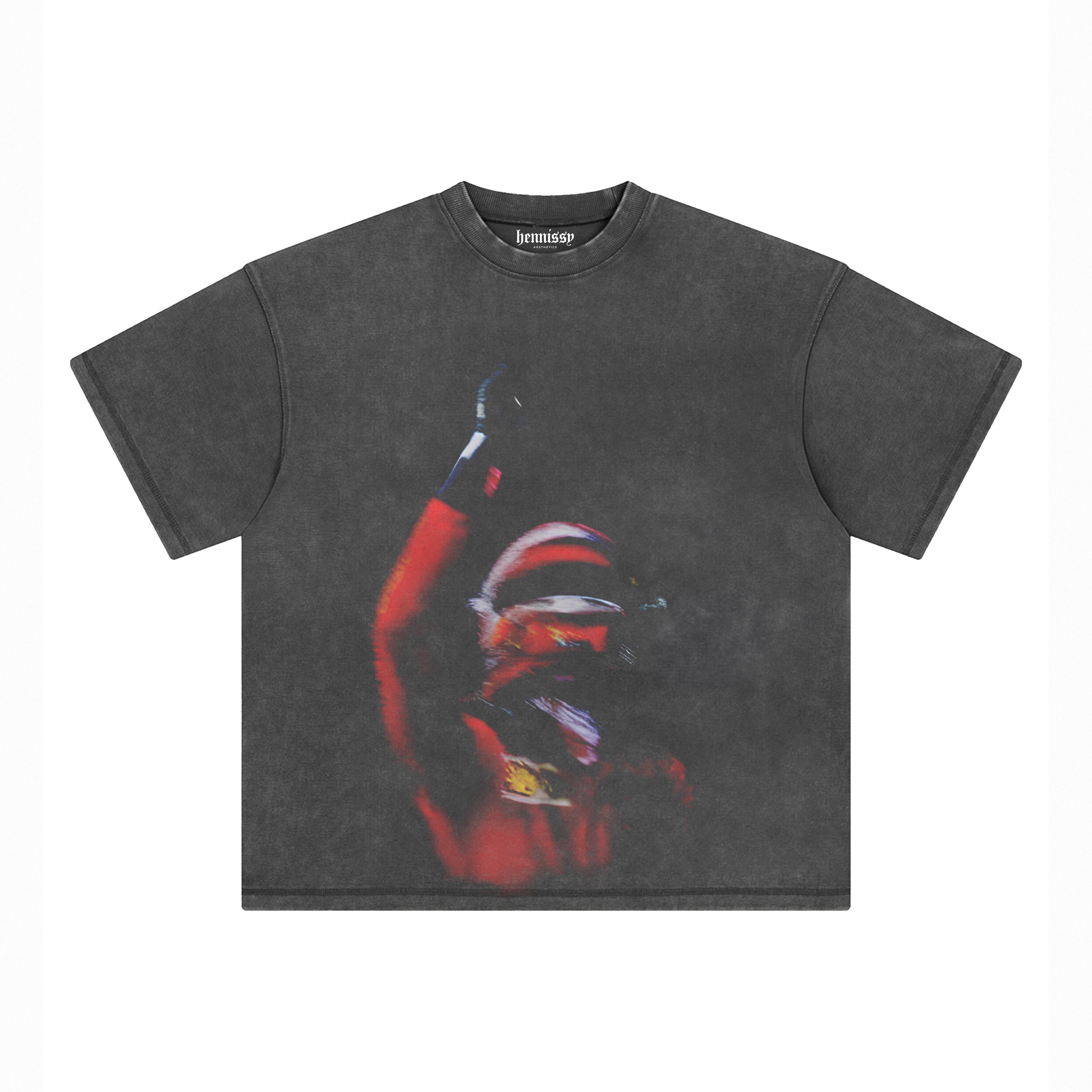 RED 16 BLUR TEE