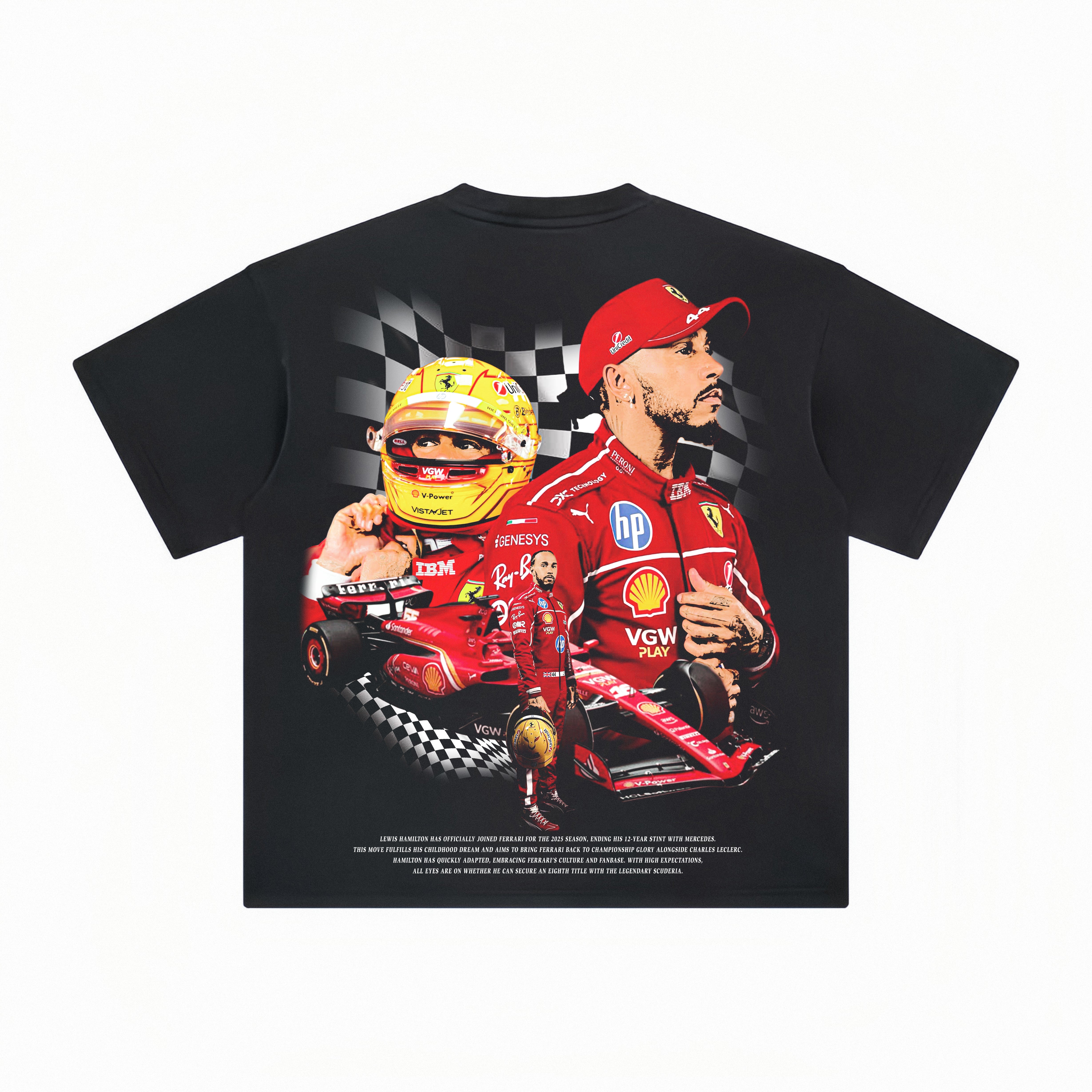 LEWIS HAMILTON FERRARI TEE