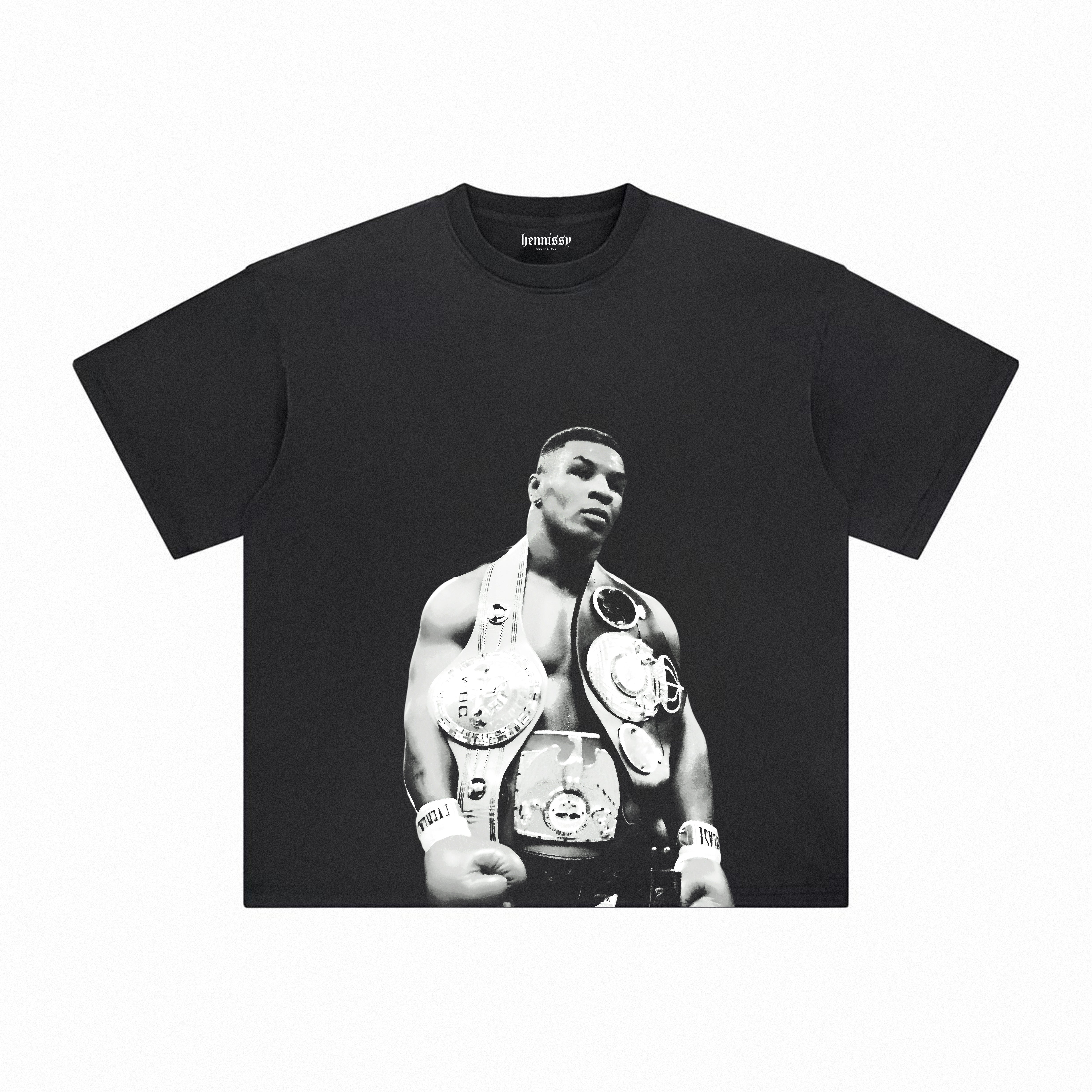 MIKE TYSON BLACK WHITE TEE